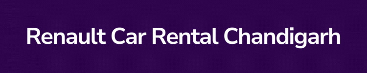 renault car rental chandigarh